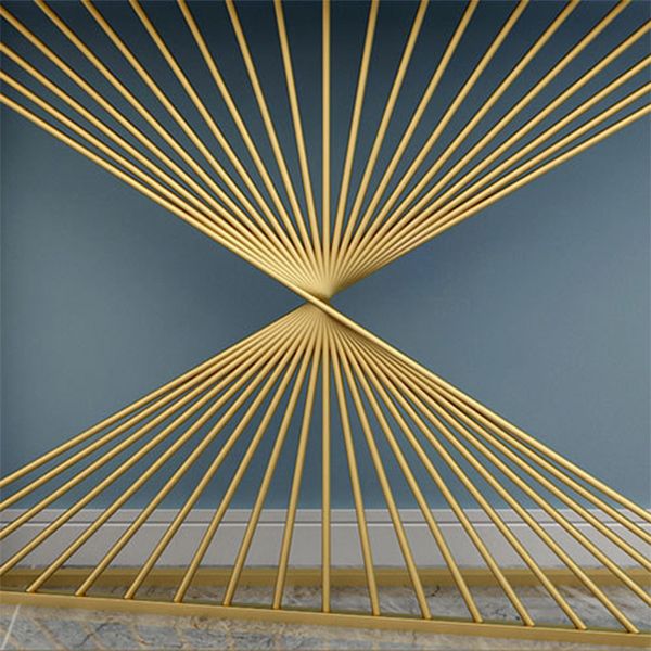 Tabla de acento Glam Rectangle 31.5 "Mesa de consola de mármol de alto para Hall