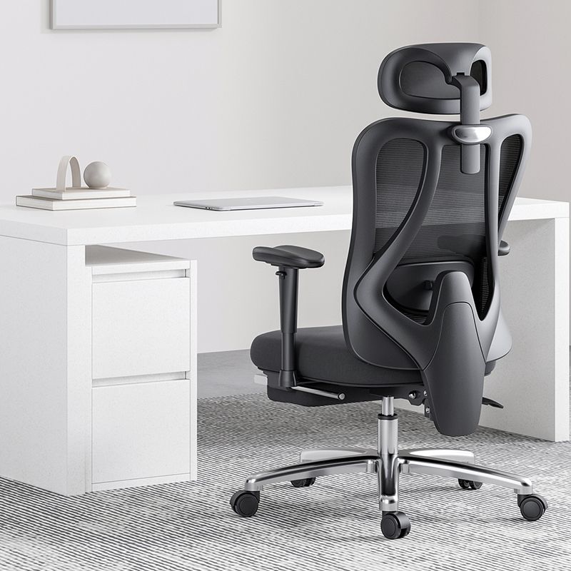 Modern Height Adjustable Office Chair Mesh Black Desk Chair for Office Clearhalo 'furn' 'furn_office_chair' 'Furniture' 'Office Chairs' 'Office Furniture' 'office_chair' 1200x1200_76dfb3f9-782f-43fb-977a-8e8f7c9368ec