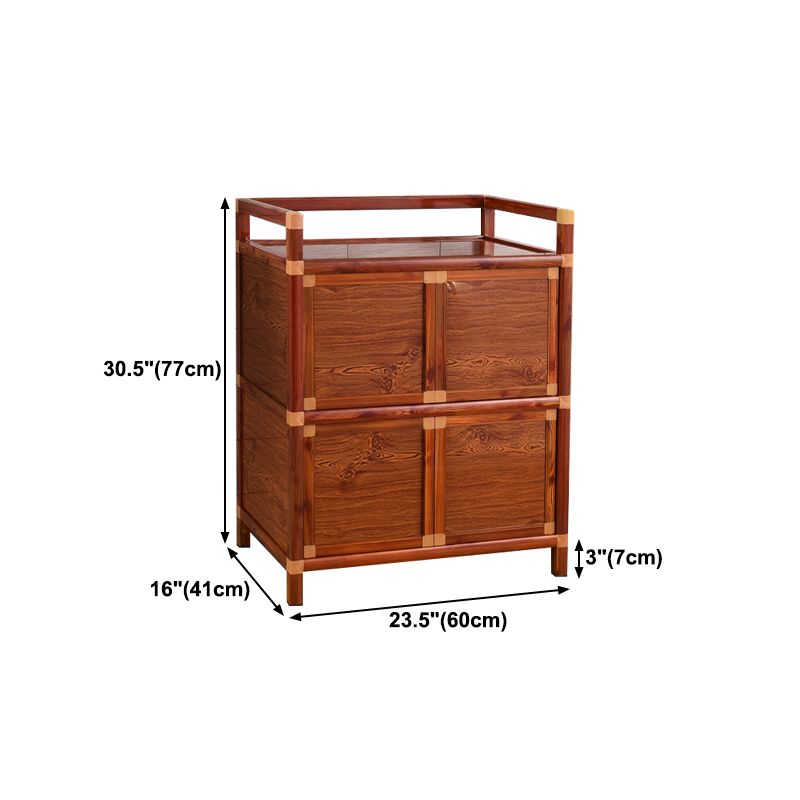 Sideboard in stile moderno Sideboard in metallo marrone per soggiorno