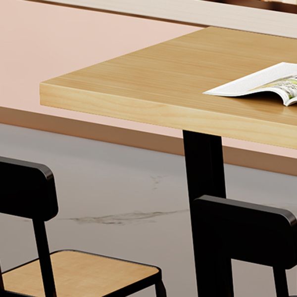 Coffee Shop Glam Bar Height Table Double Pedestal Solid Wood Hall/Pub Table Clearhalo 'Bar Furniture' 'Bar Tables' 'bar_tables' 'furn' 'furn_bar_tables' 'Furniture' 'Kitchen & Dining Furniture' 1200x1200_76e19cf1-092e-4825-a575-6684fd7b5f29