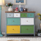 Coastal opbergkist vervaardigd houten dressoir met 3/5/6/8 laden