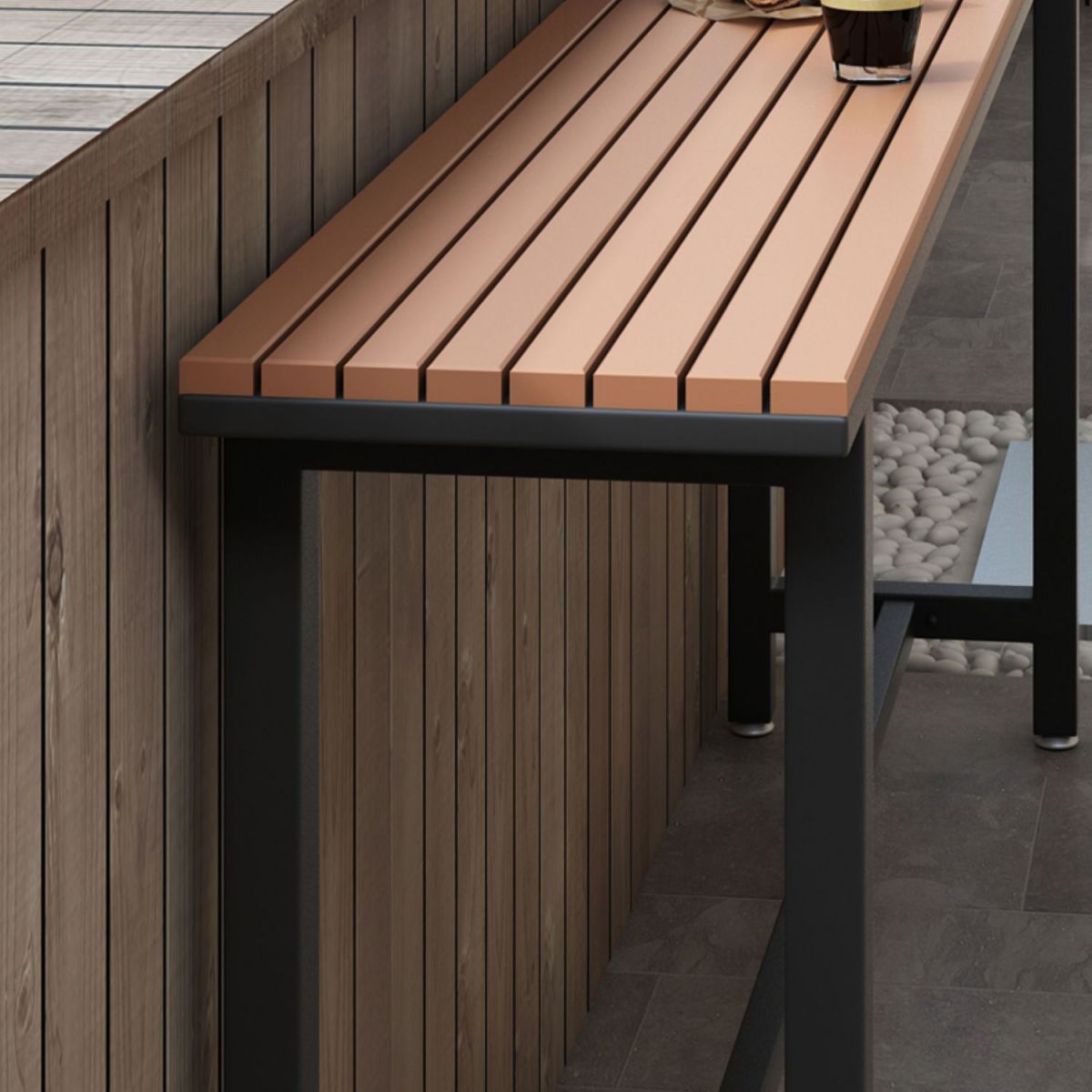 Modern Style Rectangle Bar Counter Table Wooden Dining Table for Kitchen Clearhalo 'Bar Furniture' 'Bar Tables' 'bar_tables' 'furn' 'furn_bar_tables' 'Furniture' 'furniture_bar_tables' 'Kitchen & Dining Furniture' 1200x1200_76e49402-d429-4176-a687-f6fb95b8e252