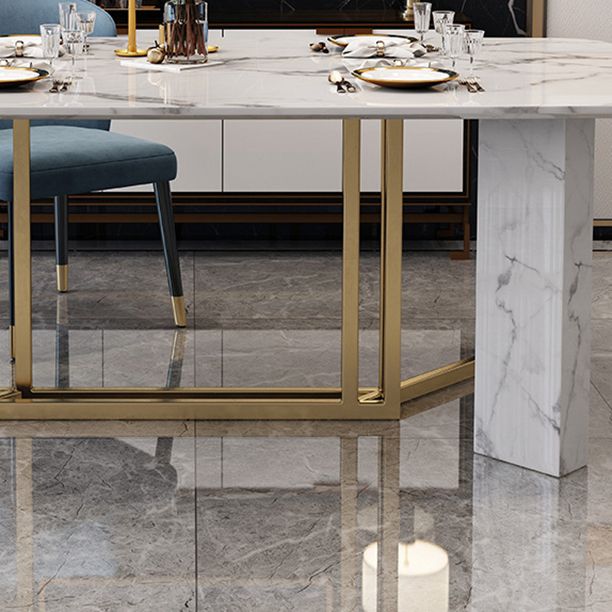 Contemporary Style Rectangle Table Set 1/4/5/7 Pieces Dining Set for Home Clearhalo 'Dining Room Sets' 'Dining Tables & Seating' 'dining_room_set' 'furn' 'furn_dining_room_set' 'Furniture' 'Kitchen & Dining Furniture' 1200x1200_76e6180d-da1d-4835-b3c7-3d53a760f97c