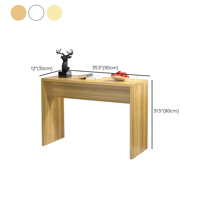 Contemporary Rectangle Double Pedestal Bar Table for Kitchen Dining Room Clearhalo 'Bar Furniture' 'Bar Tables' 'bar_tables' 'furn' 'furn_bar_tables' 'Furniture' 'Kitchen & Dining Furniture' 1200x1200_76e644f2-b313-40e3-aef5-c7970be52b17