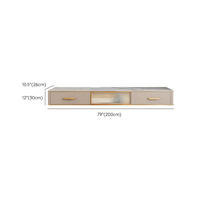 Modern TV Stand Console Floating TV Media Console with 2 Drawers Clearhalo 'furn' 'furn_tv_stands_entertainment_centers' 'Furniture' 'Living Room Furniture' 'TV Stands & Entertainment Centers' 'TV Stands & Media Storage Furniture' 'tv_stands_entertainment_centers' 1200x1200_76e81a74-38cc-4d44-8303-c8e74aaadb20