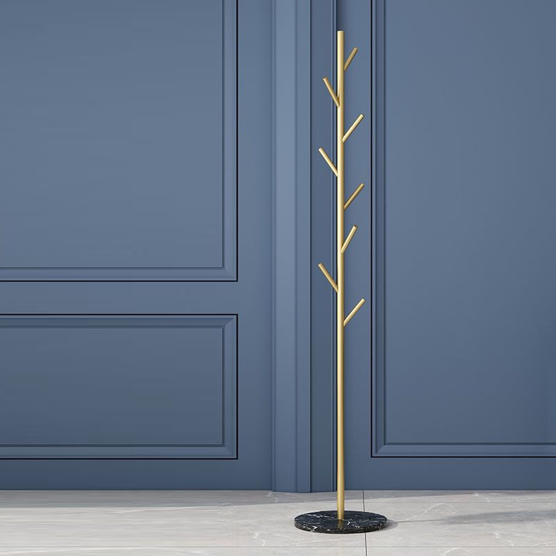 Rastrellone moderno con tela metallica in metallo ganci a piedistallo a forma di rivestimento a forma di verniciatura