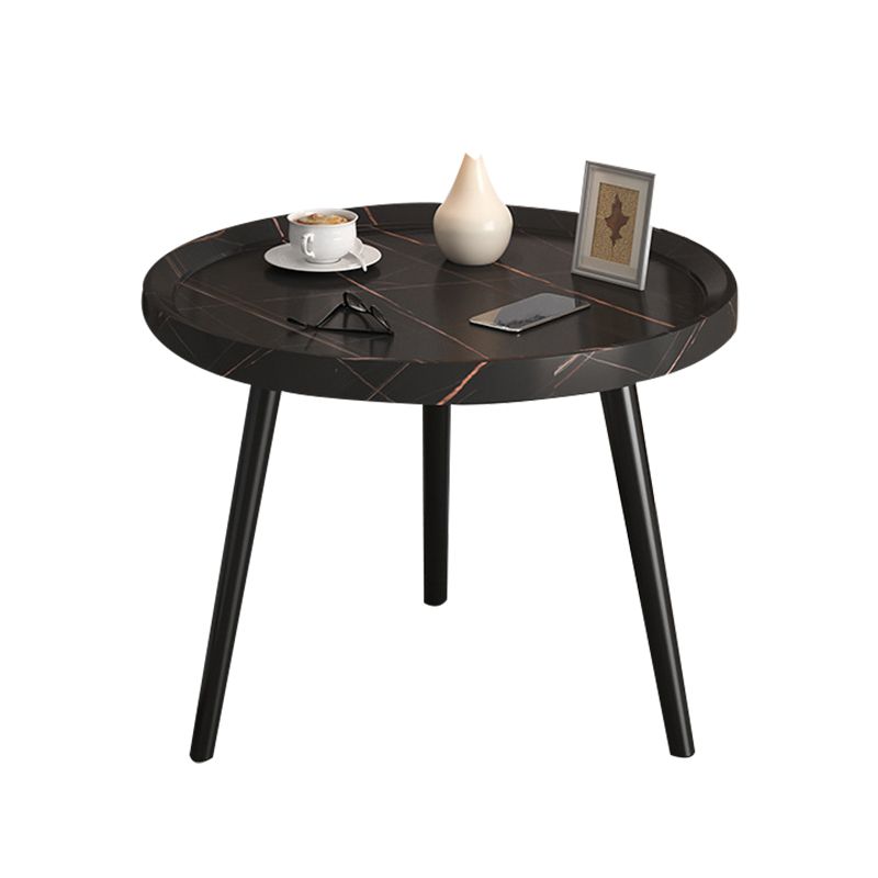 コンテンポラリーアクセントテーブルナイトスタンドアンティークフィニッシュオープンストレージナイトテーブル