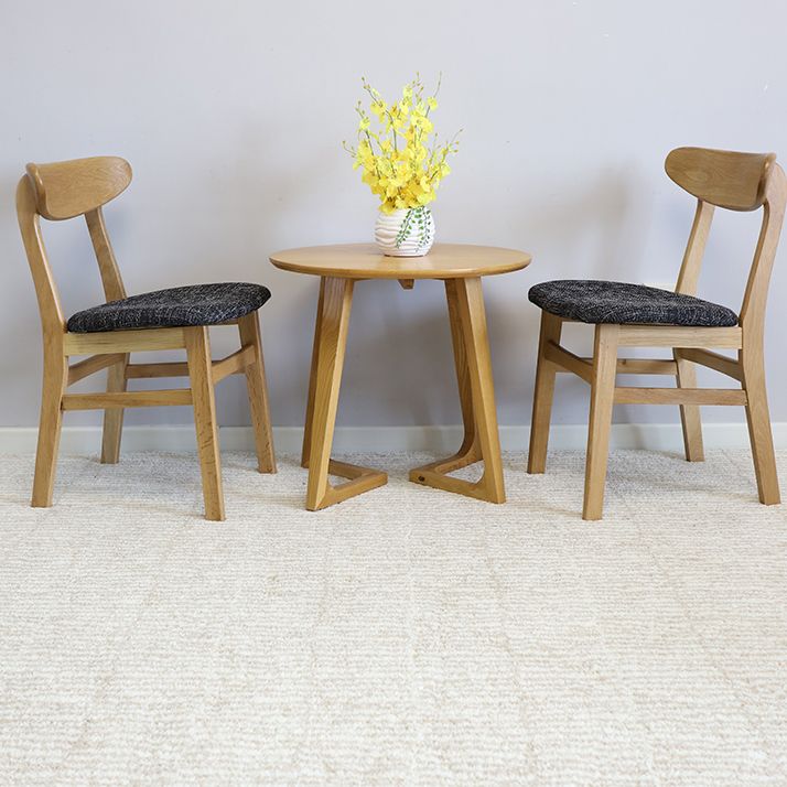 Contemporary Style Wood Side Dining Chairs Open Back Dining Armless Chairs Clearhalo ' kitchen&dining_furn' 'Dining Chairs' 'Dining Tables & Seating' 'dining_chair' 'furn' 'furn_dining_chair' 'Furniture' 'furniture_dining_chair' 'Kitchen & Dining Furniture' 'kitchen' 1200x1200_76ec10e7-bf39-442f-a4e2-1e755946485f