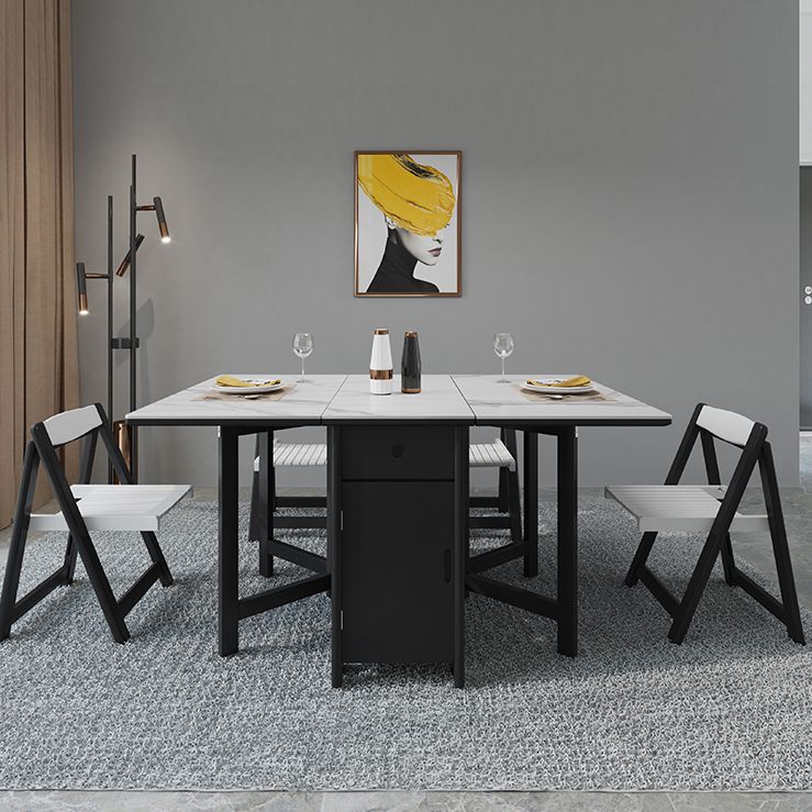 Foldable Dining Table Modern Rectangle Table with Storage Base (table only) Clearhalo ' dining_table' 'Dining Tables & Seating' 'Dining Tables' 'furn' 'furn_dining_table' 'Furniture' 'furniture_dining_table' 'Kitchen & Dining Furniture' 'kitchen&dining_furn' 'kitchen' 'kitchen_dining_table' 1200x1200_76ec343f-9e87-45a9-a654-6c51a16a0f2c