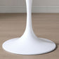 Round Sintered Stone White Dining Table Simplicity Tulip Base Table for Dining Room Clearhalo ' dining_table' 'Dining Tables & Seating' 'Dining Tables' 'furn' 'furn_dining_table' 'Furniture' 'furniture_dining_table' 'Kitchen & Dining Furniture' 'kitchen&dining_furn' 'kitchen' 'kitchen_dining_table' 1200x1200_76eea61d-2d89-4b89-a404-f172595d5851