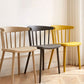 Plastic eigentijdse zijstoel Windsor Back Indoor-Outdoor Stoel