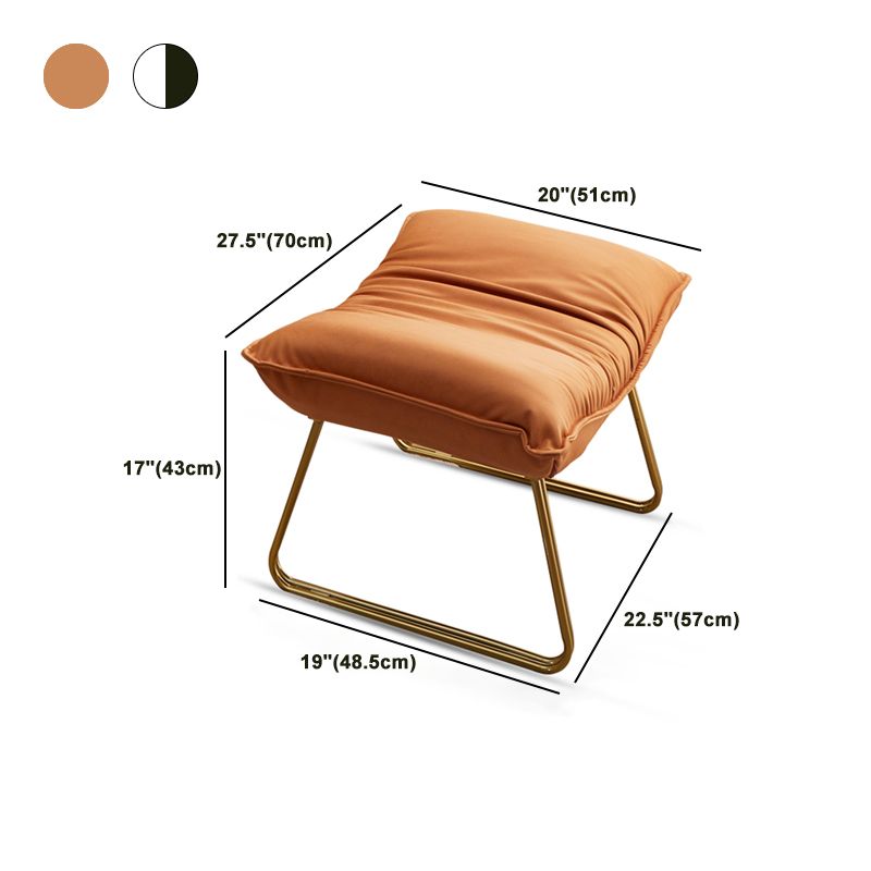 Chaise à bascule de style glam