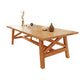 Simplicity Pine Solid Wood Dining Table Rectangular Table in Wood Color with Four-leg Clearhalo ' dining_table' 'Dining Tables & Seating' 'Dining Tables' 'furn' 'furn_dining_table' 'Furniture' 'furniture_dining_table' 'Kitchen & Dining Furniture' 'kitchen&dining_furn' 'kitchen' 'kitchen_dining_table' 1200x1200_76f1f6bf-5815-4499-86c2-45dcd2404007