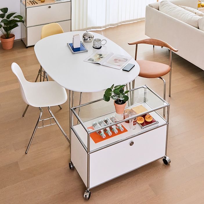 Sintered Stone Modern White Table for Restaurant Oval Dining Table with 4 Legs Clearhalo ' dining_table' 'Dining Tables & Seating' 'Dining Tables' 'furn' 'furn_dining_table' 'Furniture' 'furniture_dining_table' 'Kitchen & Dining Furniture' 'kitchen&dining_furn' 'kitchen' 'kitchen_dining_table' 1200x1200_76f2e5ec-1a5c-4e98-8806-dbb6136a28fc