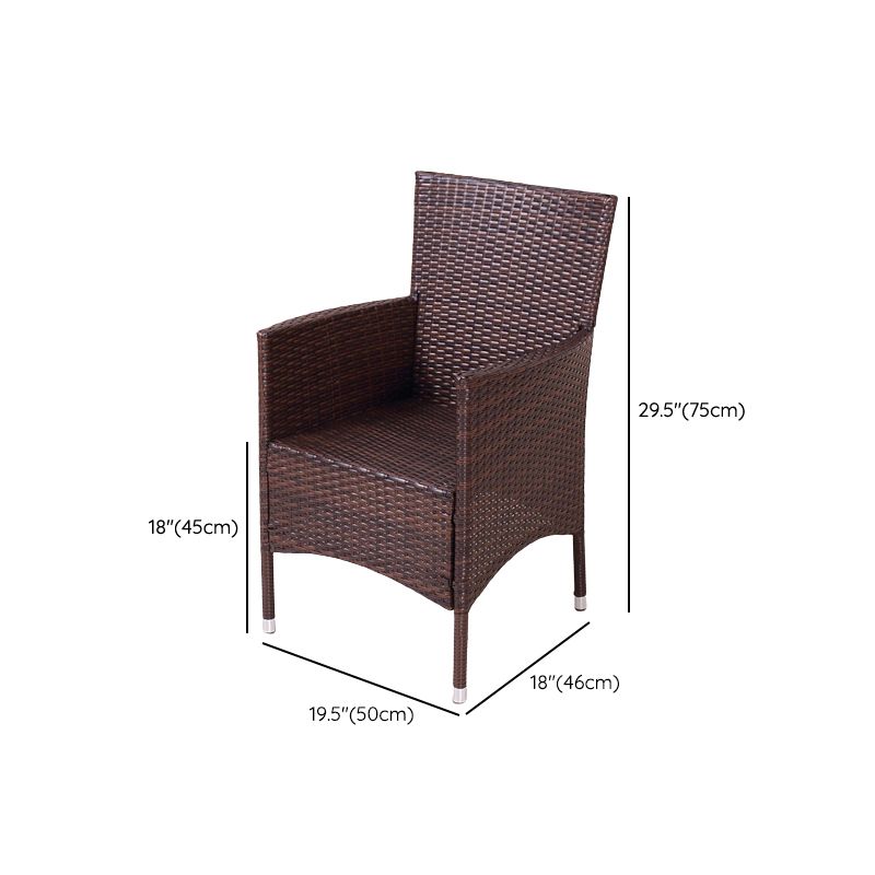 Eigentijdse stijl armstoel plastic dineren accentstoel voor eetkamer