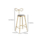 Upholstered Counter Stool Glam Style Round Low Back Bar Stool with Gold Frame Clearhalo 'Bar Furniture' 'Bar Stools' 'bar_stools' 'furn' 'furn_bar_stools' 'Furniture' 'Kitchen & Dining Furniture' 1200x1200_76f46937-8632-403f-b76b-859418748737