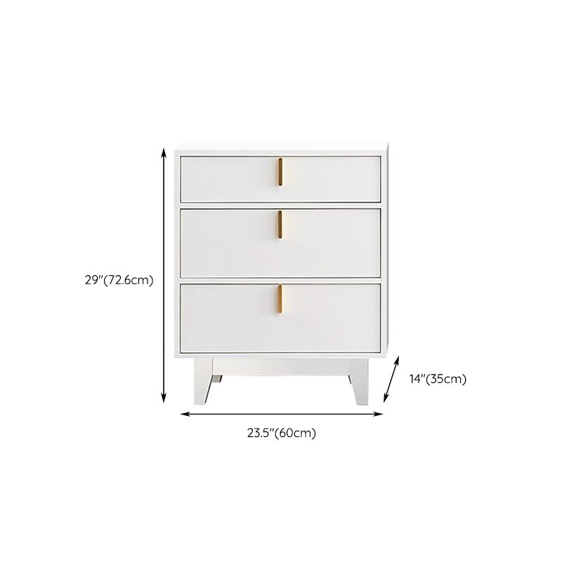 Commode contemporaine de 13,65 pouces de largeur avec 3/4/5 tiroirs