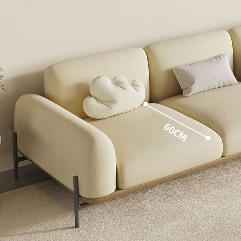 STANDE CONTEMPOURARY FUNX PELLE / VELVET SOFA DI SOTTO IN BEIGE