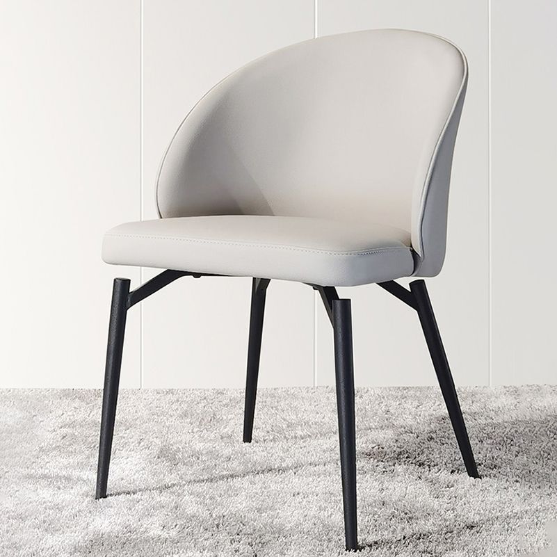 Nordic Metal Armless Dining Chairs Restaurant Open Back Dining Side Chair Clearhalo ' kitchen&dining_furn' 'Dining Chairs' 'Dining Tables & Seating' 'dining_chair' 'furn' 'furn_dining_chair' 'Furniture' 'furniture_dining_chair' 'Kitchen & Dining Furniture' 'kitchen' 1200x1200_76f7a67b-0d4c-470f-a870-0cba7206e650