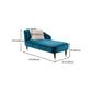 Solid Color Chaise Solid Wood Chaise Lounge Couch with One Armed