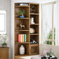 Brown Shelf Bookcase with Doors Vertical Bookshelf for Study Room Clearhalo 'Bookcases' 'Furniture' 'furniture_bookcases' 'Office Furniture' 1200x1200_76f98fb3-5acc-430a-bc4e-b52640137b88