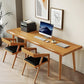 Bureau de bureau en bois massif contemporain du bureau rectangulaire pour le bureau