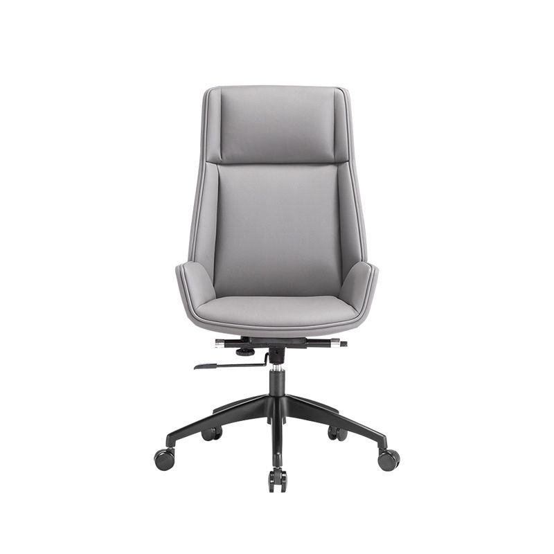 Contemporary Chair Adjustable Seat Height Pillow Included Gray Office Chair Clearhalo 'furn' 'furn_office_chair' 'Furniture' 'Office Chairs' 'Office Furniture' 'office_chair' 1200x1200_76fc1f04-aba3-4eeb-abcc-12e99ab334d9