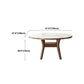 Modern Dining Round Table Dining Sintered Stone Table for Restaurant with Wood Legs Clearhalo 'Dining Tables & Seating' 'Dining Tables' 'dining_table' 'furn' 'furn_dining_table' 'Furniture' 'furniture_dining_table' 'Kitchen & Dining Furniture' 'kitchen' 'kitchen_dining_table' 1200x1200_77012922-e7ec-493b-a9e5-b5955e91a606