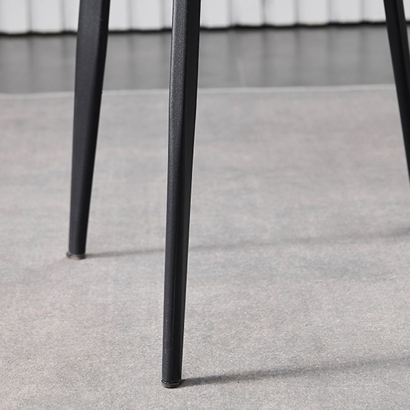 Restaurant Leather Beetle Shape Side Chair Wingback Matte Finish Dining Chair Clearhalo ' kitchen&dining_furn' 'Dining Chairs' 'Dining Tables & Seating' 'dining_chair' 'furn' 'furn_dining_chair' 'Furniture' 'furniture_dining_chair' 'Kitchen & Dining Furniture' 'kitchen' 1200x1200_7701f2aa-6f9d-49fc-928c-c5a005a75a44