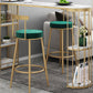 Modern Bar Table Set 1/3/4 Pieces Stone Counter Table with Upholstered Stools Clearhalo 'Bar Furniture' 'furn' 'furn_home_bar_bar_sets' 'Furniture' 'Home Bars & Bar Sets' 'home_bar_bar_sets' 'Kitchen & Dining Furniture' 1200x1200_7704d3e0-b735-4d92-b342-32b2d659a2c8