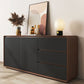 Contemporary Style Crednenza Wood Dining Buffet mit Schränken und Schubladen