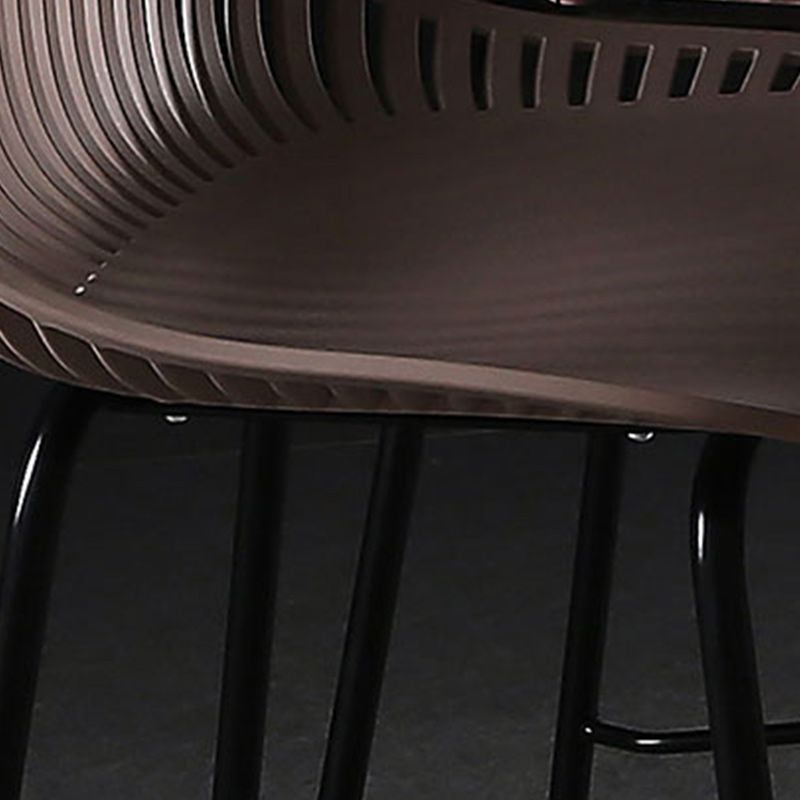 41" Height Backrest Armless Counter Stool Modern Iron Bar Stool with Plastic Cushion Clearhalo 'Bar Furniture' 'Bar Stools' 'bar_stools' 'furn' 'furn_bar_stools' 'Furniture' 'Kitchen & Dining Furniture' 1200x1200_770550bb-cac3-4666-8fe3-0a2f227e5540