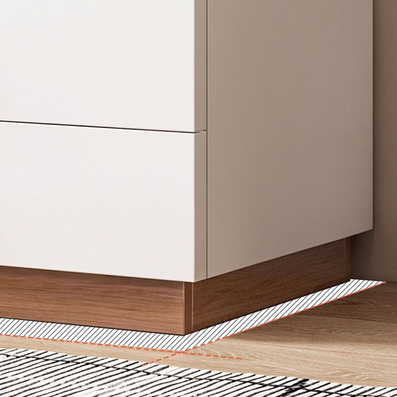 Cómoda vertical de almacenamiento para dormitorio, cómoda de lencería de madera moderna de 16" D con cajones