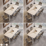 Rectangle Shape Dining Table Sintered Stone Table Modern Style with 4 Legs Clearhalo ' dining_table' 'Dining Tables & Seating' 'Dining Tables' 'furn' 'furn_dining_table' 'Furniture' 'furniture_dining_table' 'Kitchen & Dining Furniture' 'kitchen&dining_furn' 'kitchen' 'kitchen_dining_table' 1200x1200_7705ecd6-37de-4b3b-adc3-5d98ac98b472