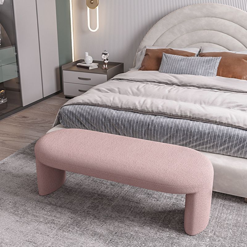 Contemporary Upholstered Bench Bedroom Seating Bench with Legs Clearhalo 'Benches' 'Chairs & Seating' 'furn' 'furn_benches' 'Furniture' 'Living Room Furniture' 1200x1200_77070701-c229-4c5b-95bf-ace7a82e1d58