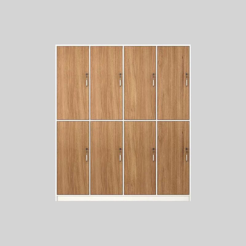 Natural Finish Indoor Cabinet Contemporary Storage Cabinet with Hinged Door Clearhalo 'Armoires & Wardrobes' 'armoires_wardrobes' 'Bedroom Furniture' 'furn' 'furn_armoires_wardrobes' 'Furniture' 1200x1200_770b27b9-1693-4d52-92dd-1fa488fb2580