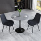 Simplicity Round Dining Room Table Sintered Stone Table with Tulip Base Clearhalo ' dining_table' 'Dining Tables & Seating' 'Dining Tables' 'furn' 'furn_dining_table' 'Furniture' 'furniture_dining_table' 'Kitchen & Dining Furniture' 'kitchen&dining_furn' 'kitchen' 'kitchen_dining_table' 1200x1200_770cd01e-517b-42da-9272-5e833b445609