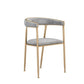 Glam Style Dining Arm Chair Upholstered Open Back Dining Chair for Indoor Clearhalo 'Dining Chairs' 'Dining Tables & Seating' 'dining_chair' 'furn' 'furn_dining_chair' 'Furniture' 'furniture_dining_chair' 'Kitchen & Dining Furniture' 1200x1200_770de725-3fb0-4c1d-b534-a554b445a0d3