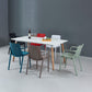 Scandinavian Kitchen Arm Chair Indoor Slat Back Plastic Dining Room Chair Clearhalo ' kitchen&dining_furn' 'Dining Chairs' 'Dining Tables & Seating' 'dining_chair' 'furn' 'furn_dining_chair' 'Furniture' 'furniture_dining_chair' 'Kitchen & Dining Furniture' 'kitchen' 1200x1200_770eba34-04f6-4584-95d6-211563e042bc