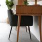Modern Faux Leather Dining Chair Parsons Chair in Matte Finish for Home