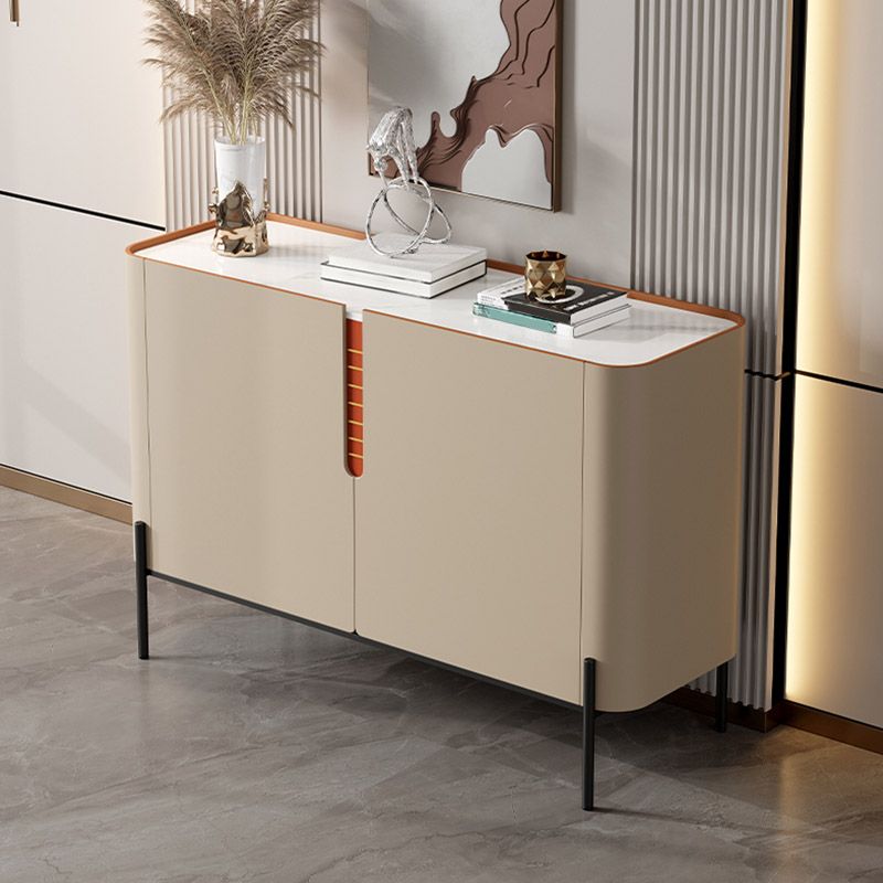 Stone Credenza Buffet de comedor de estilo contemporáneo con gabinetes