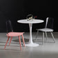 Scandinavian Plastic Dining Chairs Armless Low Back Dining Side Chair