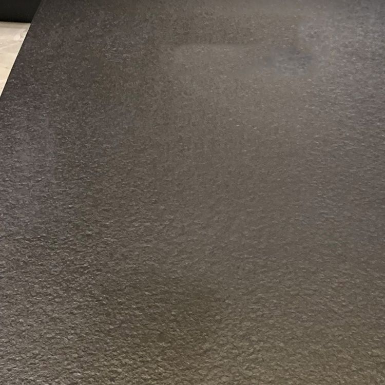 Modern Rectangle Stone Dining Table Wood Base for Dining Room