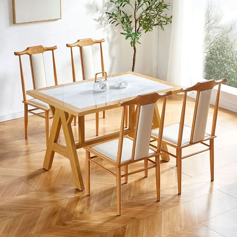 Traditional Style Dining Chair Armless Chairs with Wooden Legs for Kitchen Clearhalo 'Dining Chairs' 'Dining Tables & Seating' 'dining_chair' 'furn' 'furn_dining_chair' 'Furniture' 'furniture_dining_chair' 'Kitchen & Dining Furniture' 1200x1200_77117bd3-21b8-41fd-a6c8-0e6cc17d30f7