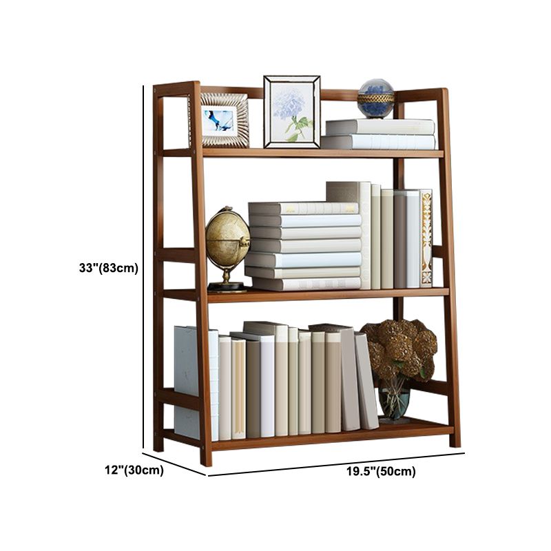 Contemporary Brown Bamboo Shelf Bookcase Open Bookcase for Study Room Clearhalo 'Bookcases' 'furn' 'furn_bookcases' 'Furniture' 'Office Furniture' 1200x1200_77136cff-bf2d-448b-912f-c9e8c7a8e91c