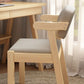 Contemporary Dining Open Back Chair Arm Chair with Wooden Legs for Kitchen Clearhalo ' kitchen&dining_furn' 'Dining Chairs' 'Dining Tables & Seating' 'dining_chair' 'Furniture' 'furniture_dining_chair' 'Kitchen & Dining Furniture' 'kitchen' 1200x1200_77151bb2-e1d0-4cc8-ad77-fcdb708bf39a