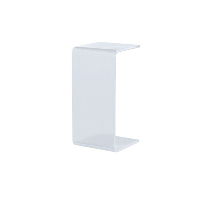 Modern Acrylic End Side Table Square Corner Table for Living Room