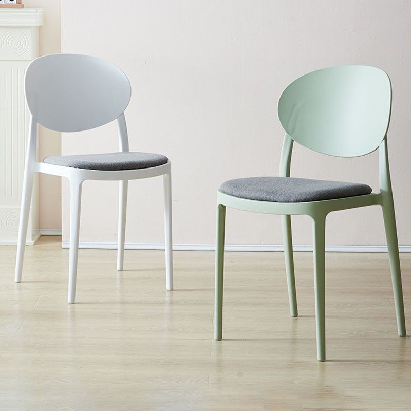 Contemporary Stackable Plastic Chair Open Back Kitchen Armless Chairs Clearhalo 'Dining Chairs' 'Dining Tables & Seating' 'dining_chair' 'furn' 'furn_dining_chair' 'Furniture' 'furniture_dining_chair' 'Kitchen & Dining Furniture' 1200x1200_77164dbd-ddb3-4bdc-9a0e-69f0a68b2568