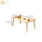 Contemporary 1/4/5 Pieces Dining Table Rectangle Wood Furniture for Restaurant