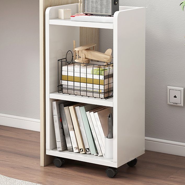 9.44" Wide Home Standard Bookshelf Modern Wood Movable Shelf